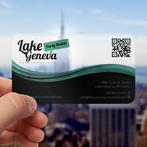 Party Rental Business Card Diseño de Upwork