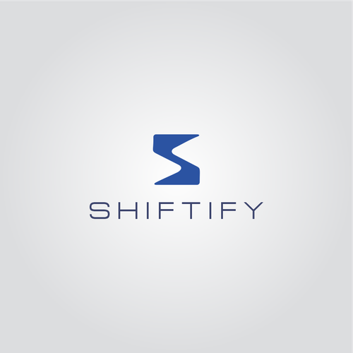 Minimalist and modern logo design for modern work shift management application Design by DariusJ