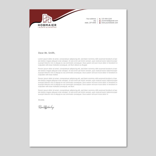 Papelería propuesta en el concurso por LAXMI DESIGNHUB