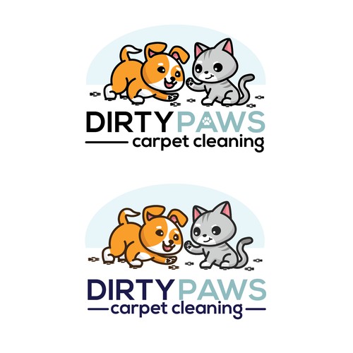 Design di Bright & Playful logo needed for pet focussed carpet cleaning company di LastBlacker