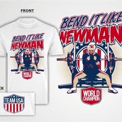 World Champion needs T-shirt designed デザイン by buraholic
