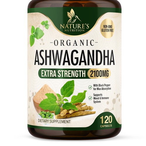 Ashwagandha Design Needed for Nature's Nutrition Design by UnderTheSea™