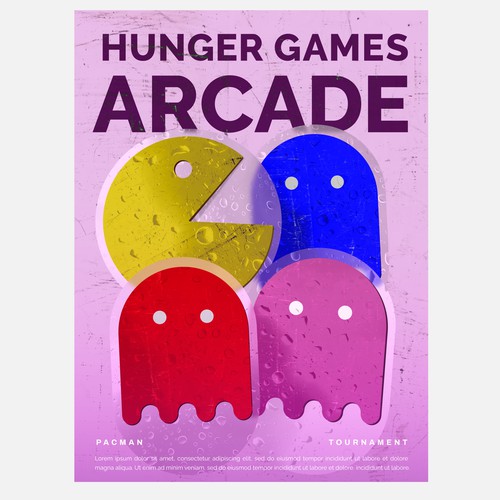 Design cover art for PACMAN arcade exhibit Design by eavum