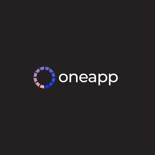 oneapp logo-ontwerp door Teo Foulidis