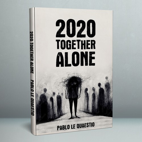 book cover design- topic 2020 covid and madness and paranoia that crashed through Britain Design by aikaterini