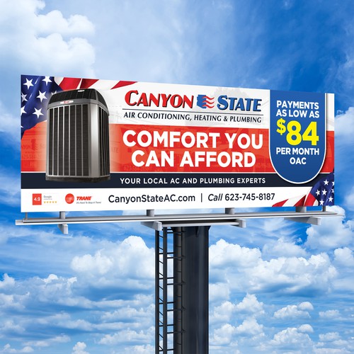 Design An Eye-Catching Billboard For An HVAC Company Design réalisé par SoftSkills