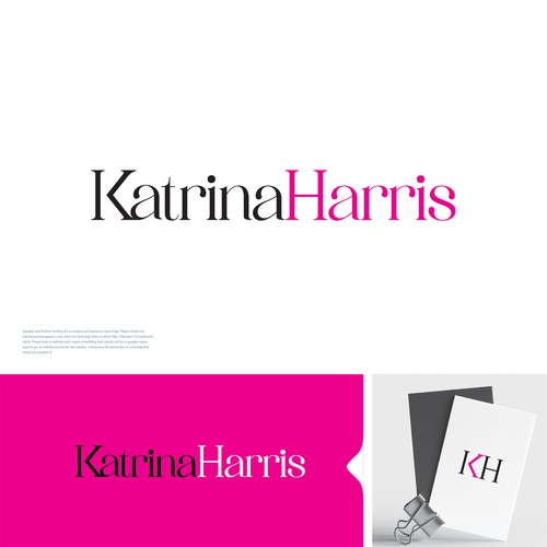 Design unique name logo for a Speaker. Design von gotchagraphicsdotcom