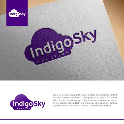 Captivate us by designing creative agency indigo sky's logo and