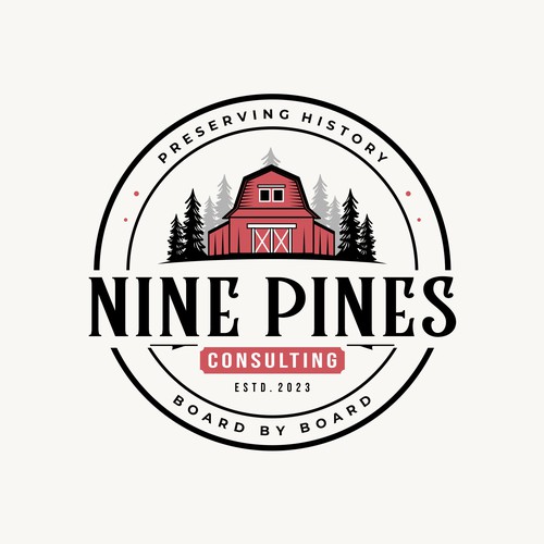 Got wood?  Reclaimed wood logo design contest. Design by Vic People Studio