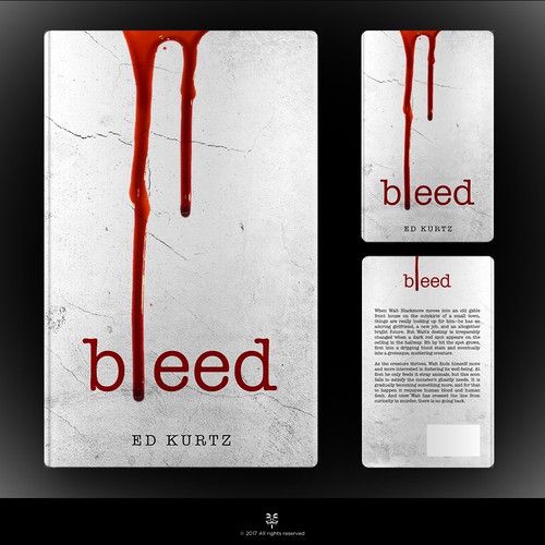 Simple, Crisp, Bloody - Horror Book Cover Design by Mastah Killah 187