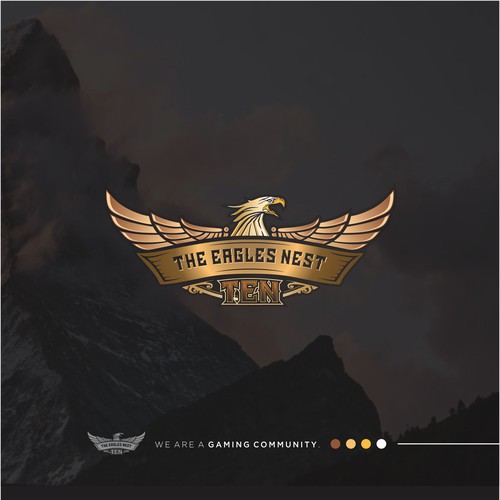 TEN | The Eagles Nest | Logo For Gaming Community Design by • vantodes •