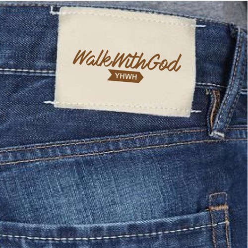 Walk With God Minimalist Luxury Logo for a Modern Faith & Fashion Brand Design by ChioP