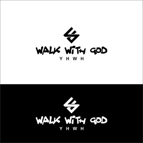 Walk With God Minimalist Luxury Logo for a Modern Faith & Fashion Brand Design by Elesense