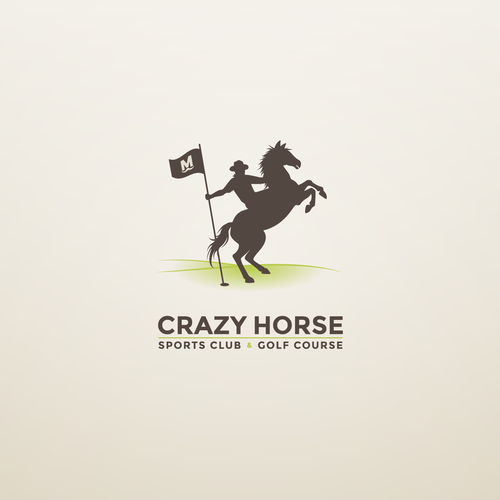 Crazy Horse Sports Club and Golf Course Logo design contest