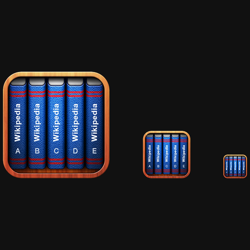 iPhone/iPad Wikipedia App Icon (free copy to all entrants) Design by paulknight