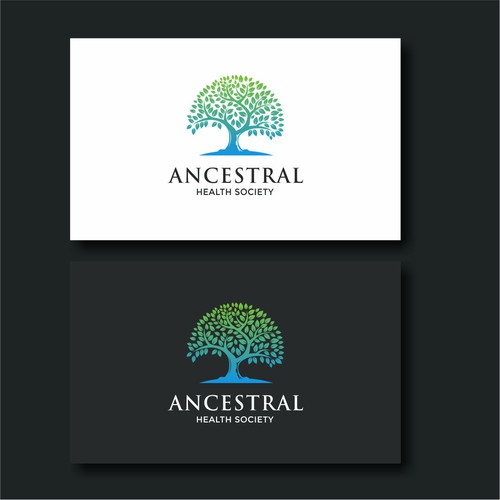 Logo for a nonprofit that studies how our ancestors can inform our modern health Design by White Lily