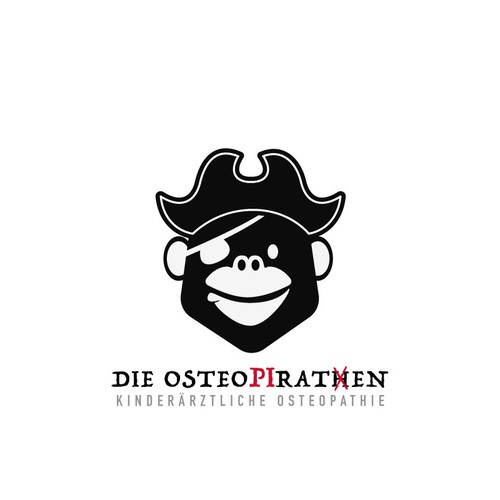 Osteopiraten - Logo und Social media Paket für einen kinderärztlichen Osteopathie - Blog und -praxis