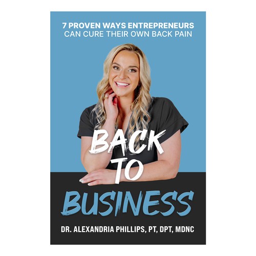 Amazing Book Cover For Successful Physical Therapist Design by Azmya PROJ