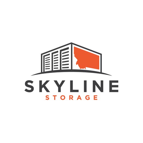 Eye Catching Logo for SKYLINE STORAGE Design by rrrdesign24