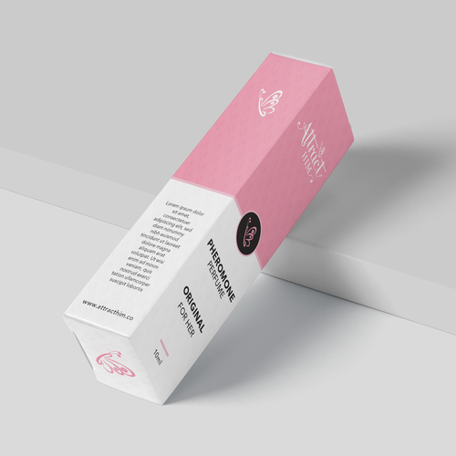 Design Perfume Box and Label for "Attract Him" scent to appeal to women Design by Sayyed Jamshed