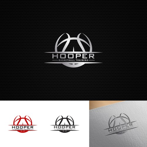 Create a bold, modern logo for Hooper Basketball Training Logo