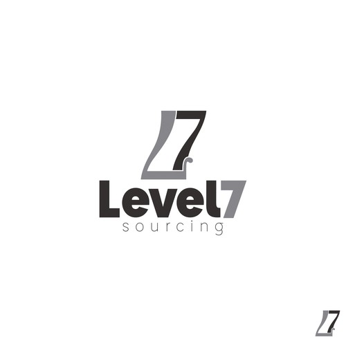 Level 7 Sourcing needs a cool / powerful logo which speaks to its awesomeness :) Design réalisé par NasArt