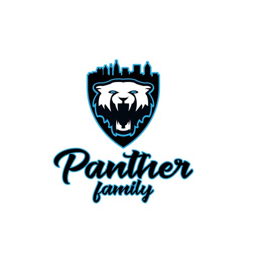 Basketball Logo for Team 'Panther Family' - Your Winning Logo Featured on Major Sports Network Design by Creafyx