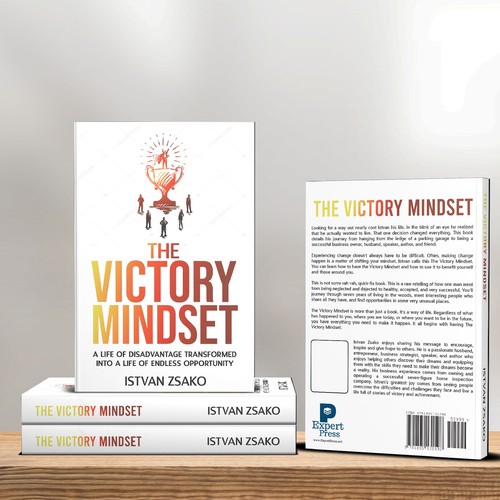 Design a powerful "Victory Mindset" book cover [no boring designers allowed!] Design réalisé par T.Primada