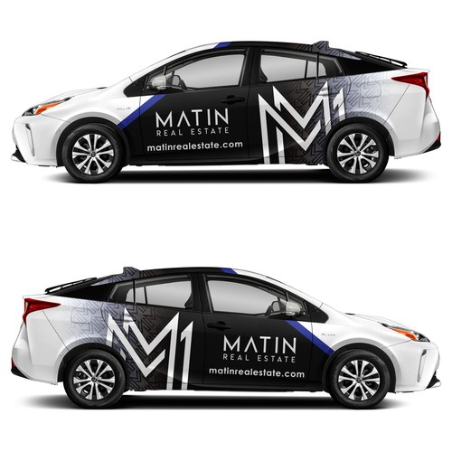 Luxury Real Estate Firm Prius Wrap Design by adelea