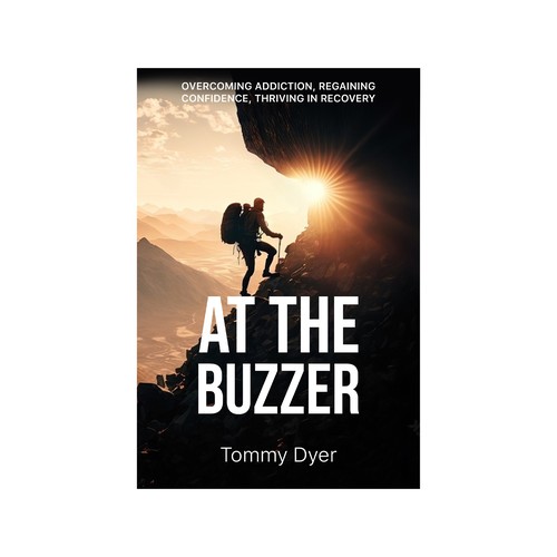 Book cover for inspirational, comeback story out of addiction into recovery! Design by Drewmahadi