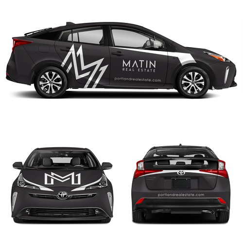 Luxury Real Estate Firm Prius Wrap Design by adelea