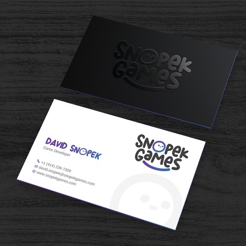 Business Cards for an indie Game Developer Design by Rakibh