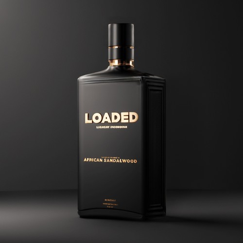 Masculine Cologne-Scented Laundry Detergent Bottle Diseño de Sign Relation