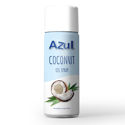 Create Product Extension for Azul Coconut Product - Azul Coconut Oil Spray Design by Blukki