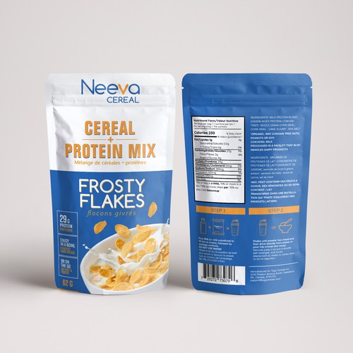 SIMPLE Yet FUN Pouch Design for On-The-Go CEREAL Design von SRAA