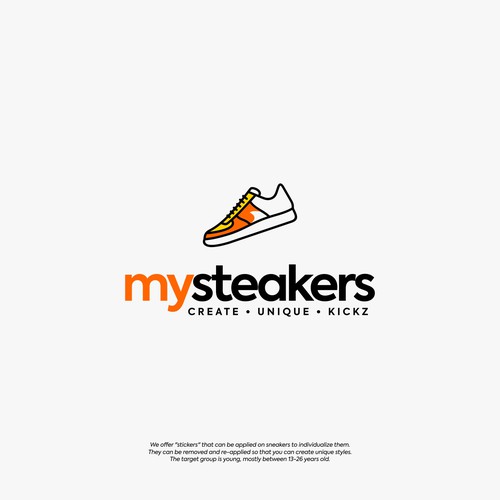 Create a hip and young logo for a unique SNEAKER DIY product Design réalisé par Ray Wijaya