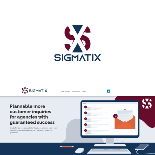 Rebranding - Logo for sales agency Design by 3AM3I