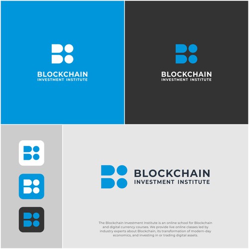 Blockchain creative logo contest Design by The Daydreamer Std