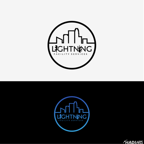 Design di Cool logo using a lightning bolt for commercial maintenance/cleaning company. di HadiArts
