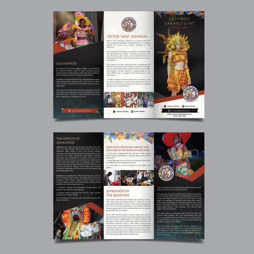 Creative attractive brochure design for Cultural Museum Design by Alex986