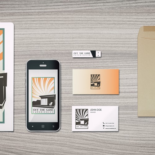 create a descriptive funky logo for eco stay and learn experience Design by Red Berry Ink