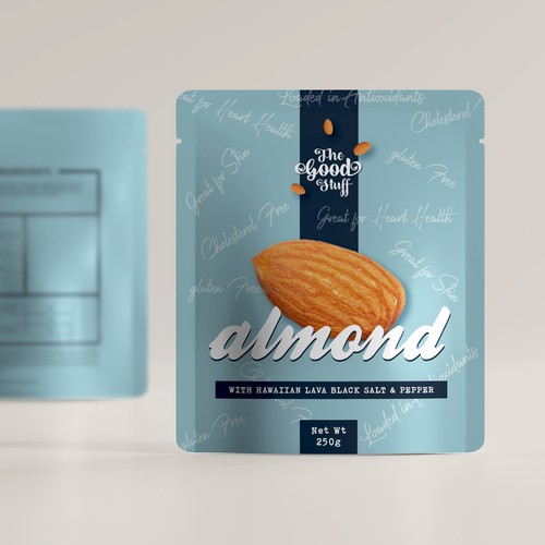 Design a standout packaging for a Nuts & Seeds Standee Pouch-ontwerp door Lady Goga