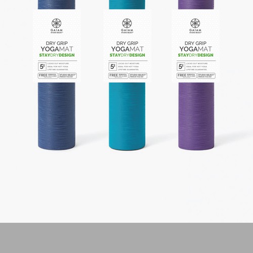 Gaiam Dry Grip Yoga Mat : Target