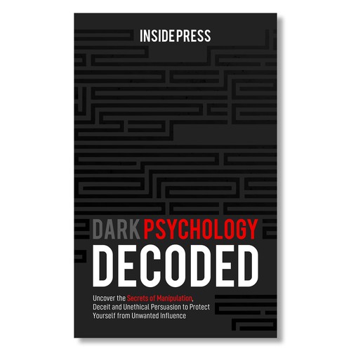 Intriguing Cover for Book on the "Mysteries of Dark Psychology" Design by Sancheeta007