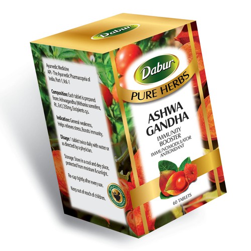 Premiumising Dabur's Pure Herbs range Design by Debdutta*