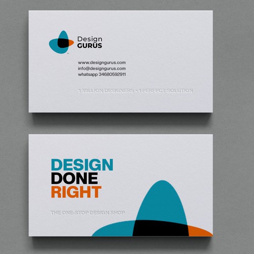 Business Card for DesignGurus.com Design réalisé par Xclusive16