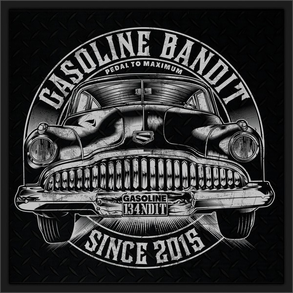 Design by cereal killer titled "Gasoline Bandit T-shirt"