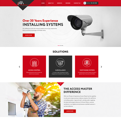 Landing Page - Access Master Design by win2010