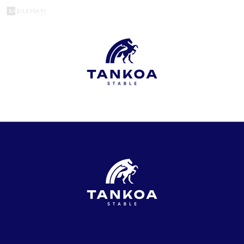 Horse Jumping Logo Design by Bazilevskyi Anton