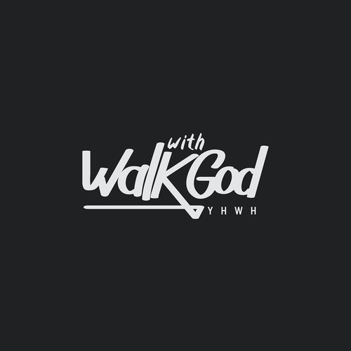 Walk With God Minimalist Luxury Logo for a Modern Faith & Fashion Brand Design by SimpleDezign